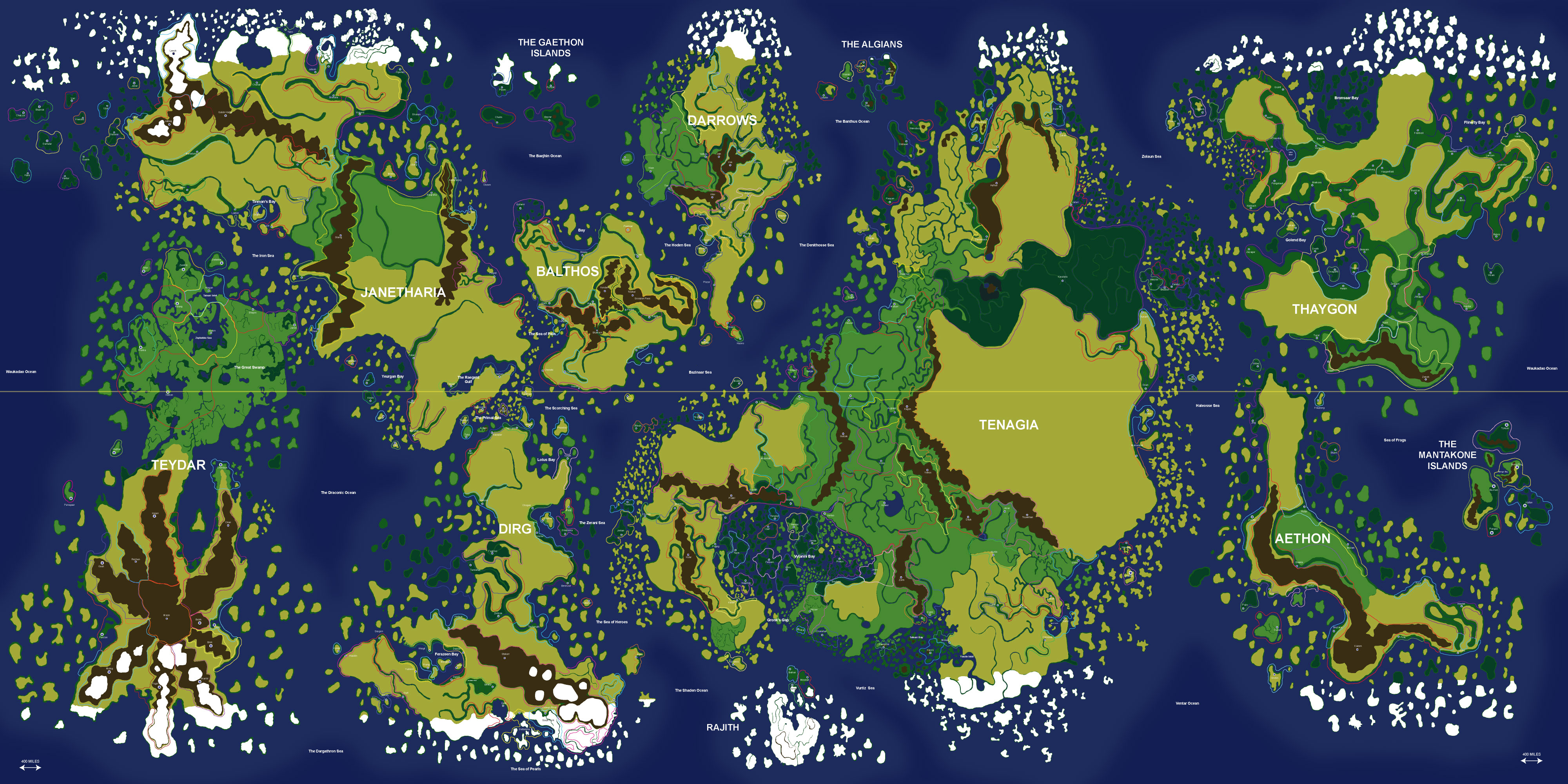 Map of Akithor