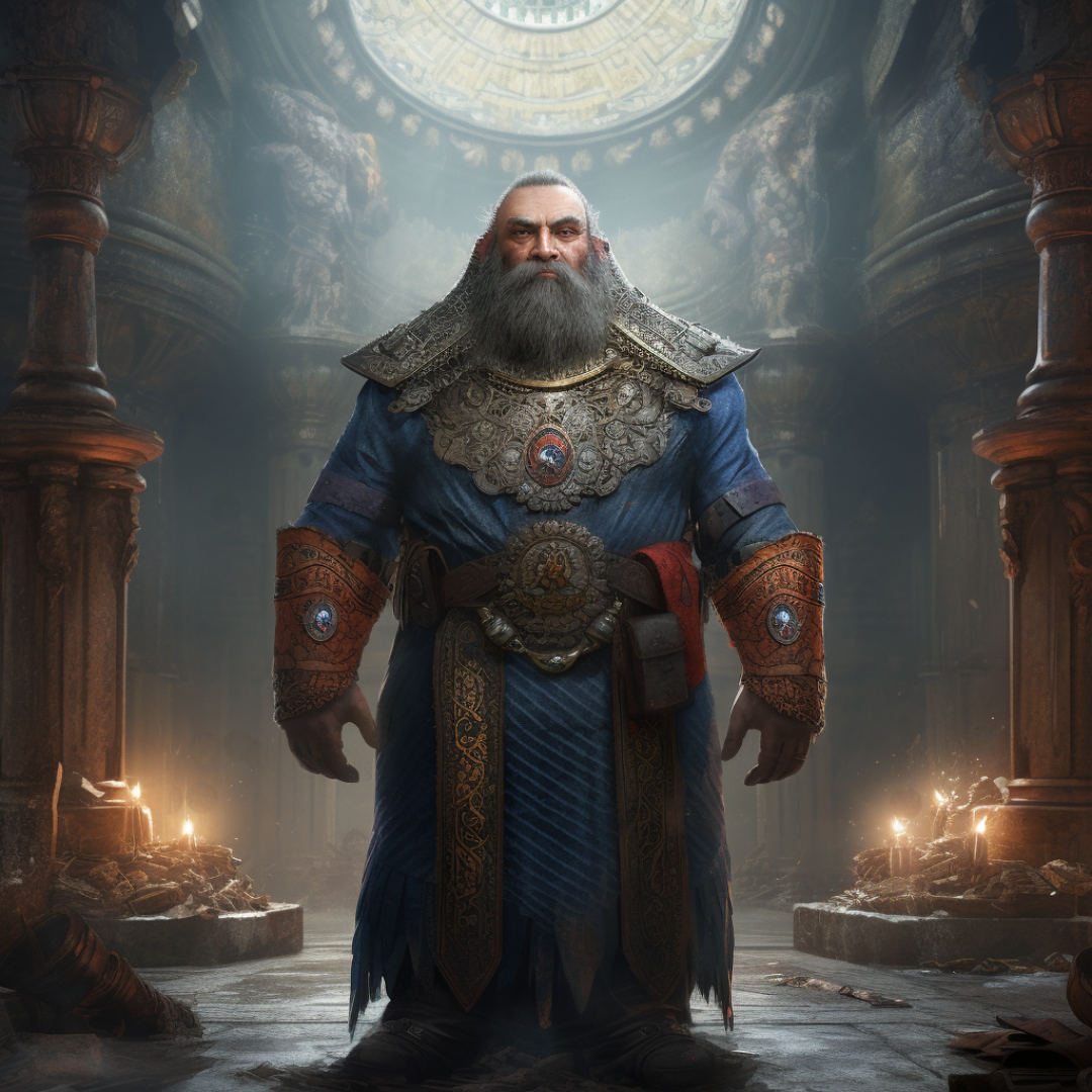 Portrait of Baron Burged Hawkler of Mizakan