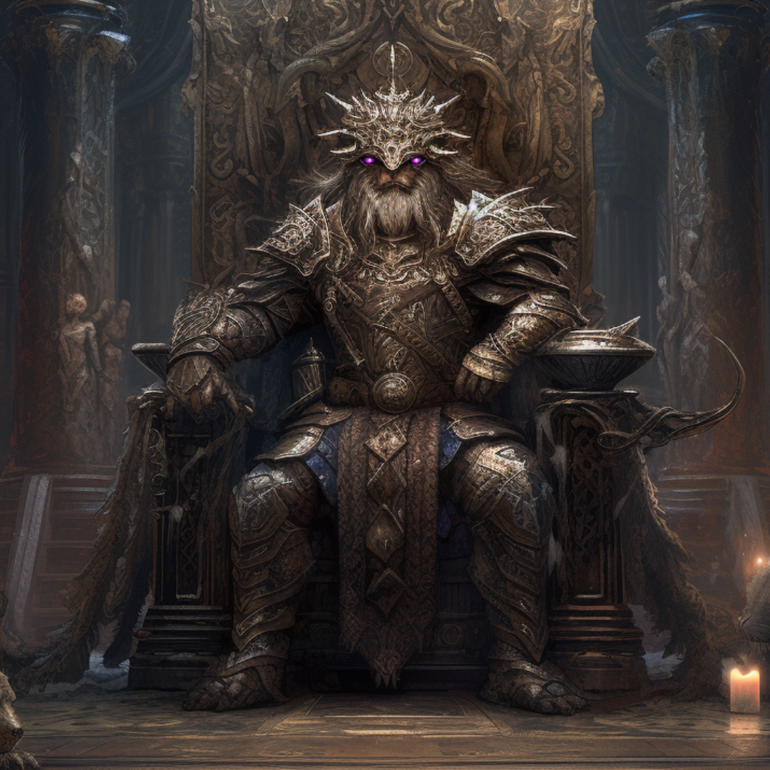 Portrait of King Bogyn Vurkk of Bodow