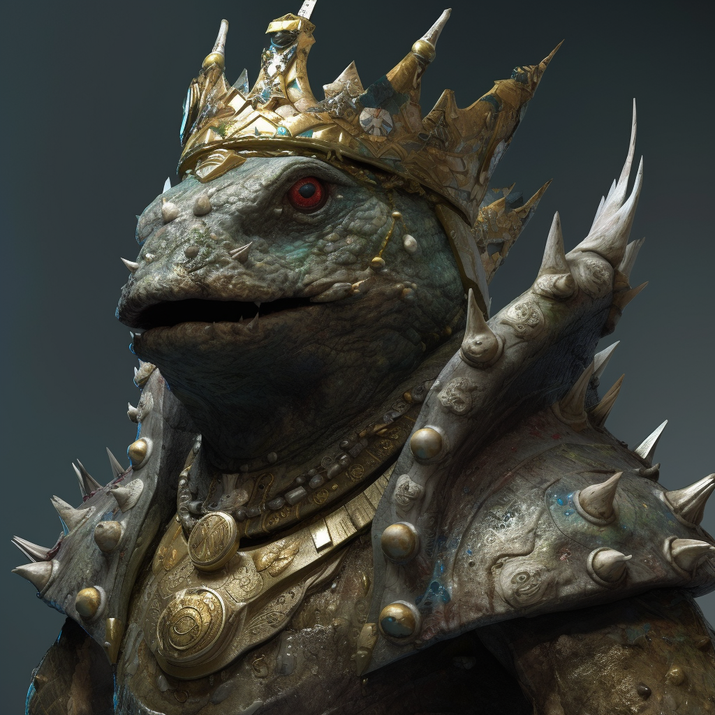 Portrait of King Bugen Zak of Kaitan