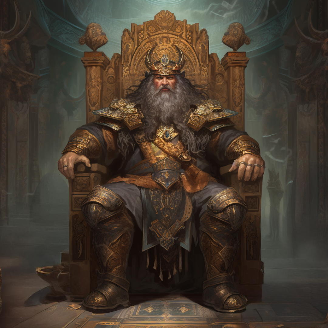 Portrait of King Delroy Vorgus of Vok
