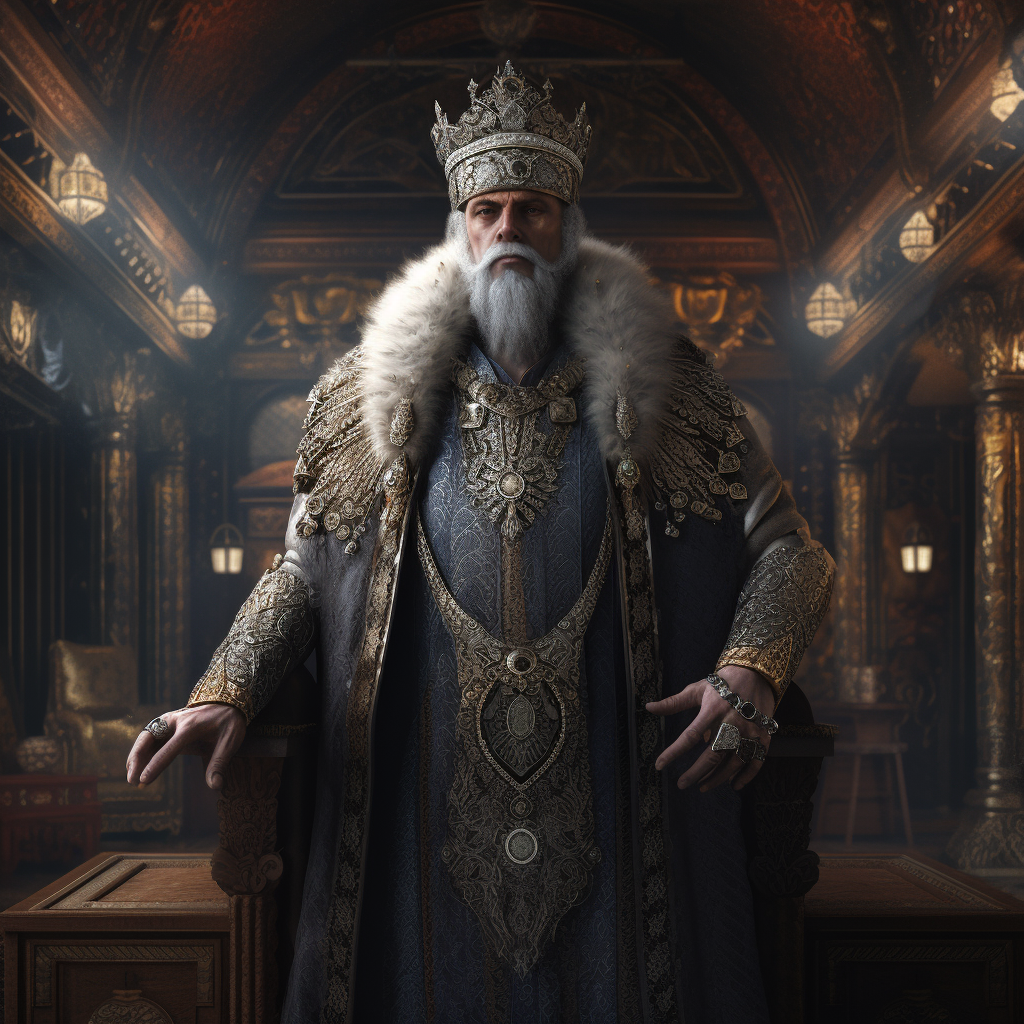Portrait of King Dernok Gizzk of Dailosse