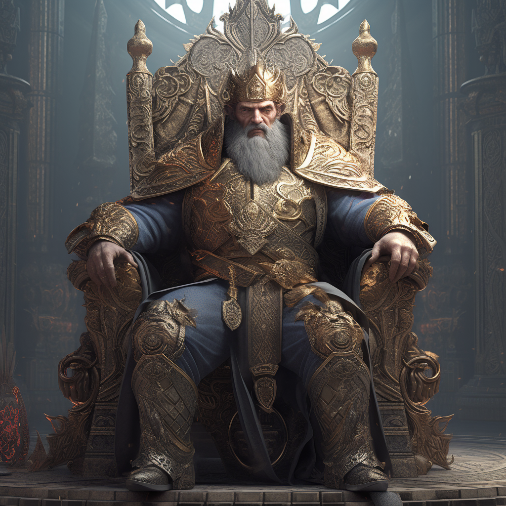 Portrait of King Durlo Tevyk of Rezhan