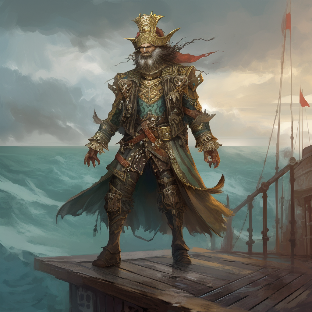 Portrait of King Garvik Torreg of Tishnal
