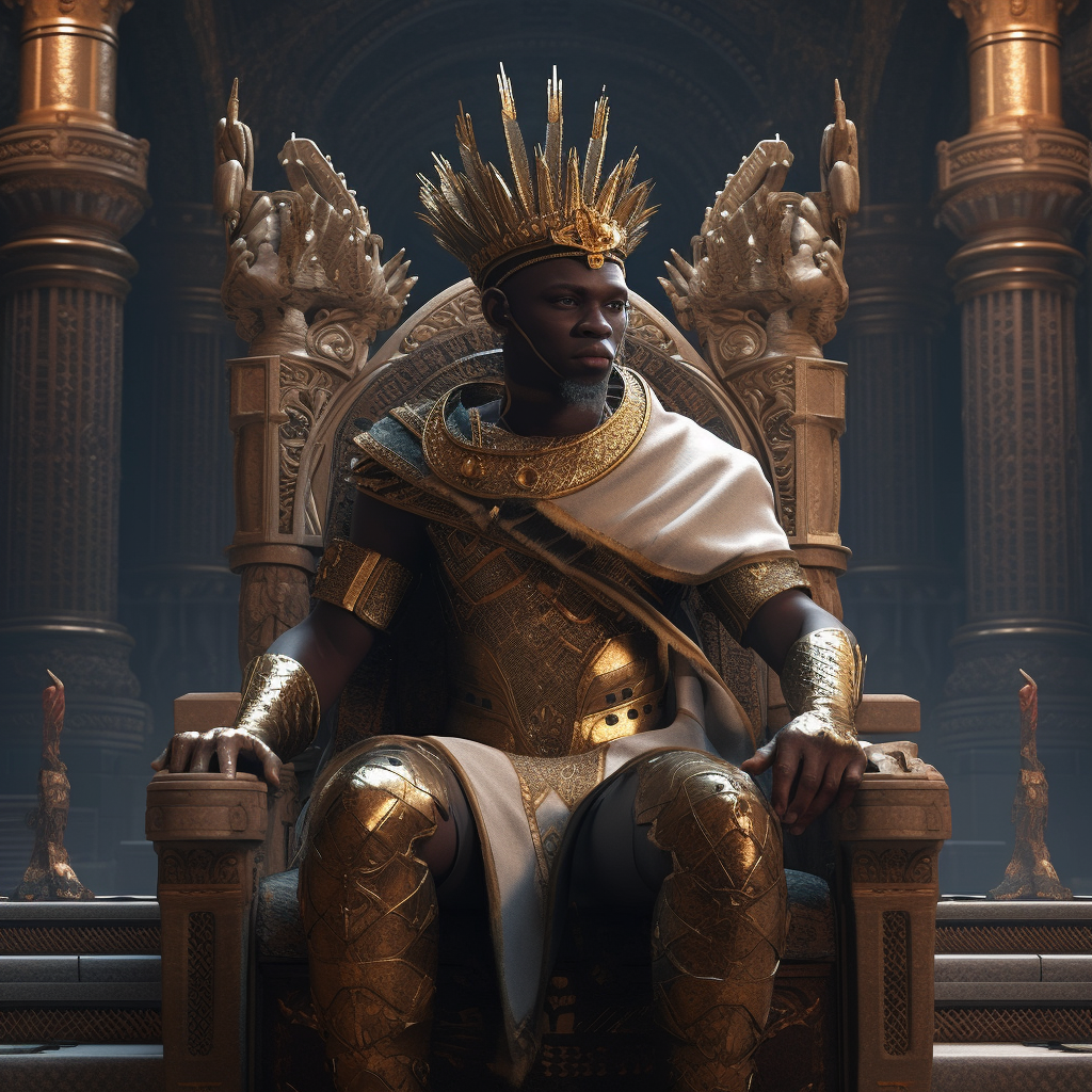 Portrait of King Iteezi Balogo of Iertal