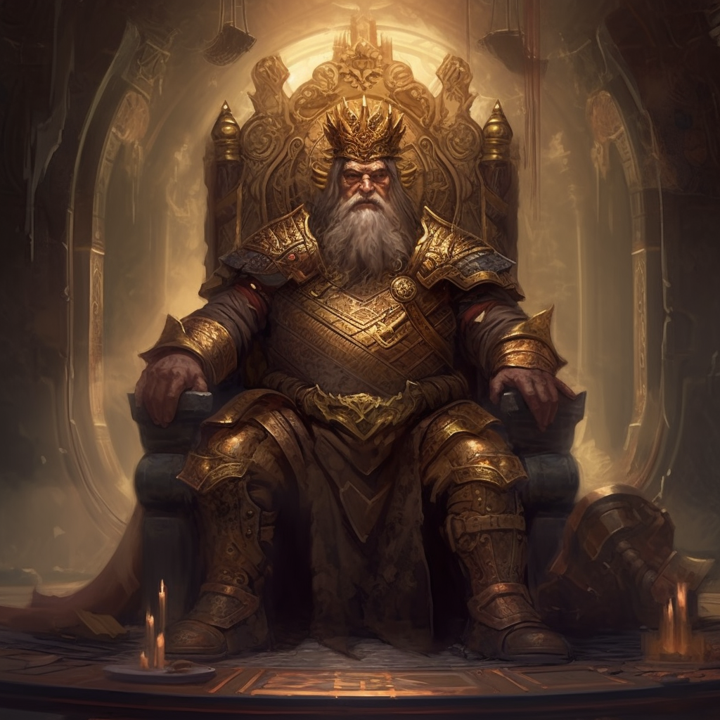 Portrait of King Rocklin Darr of Fogin