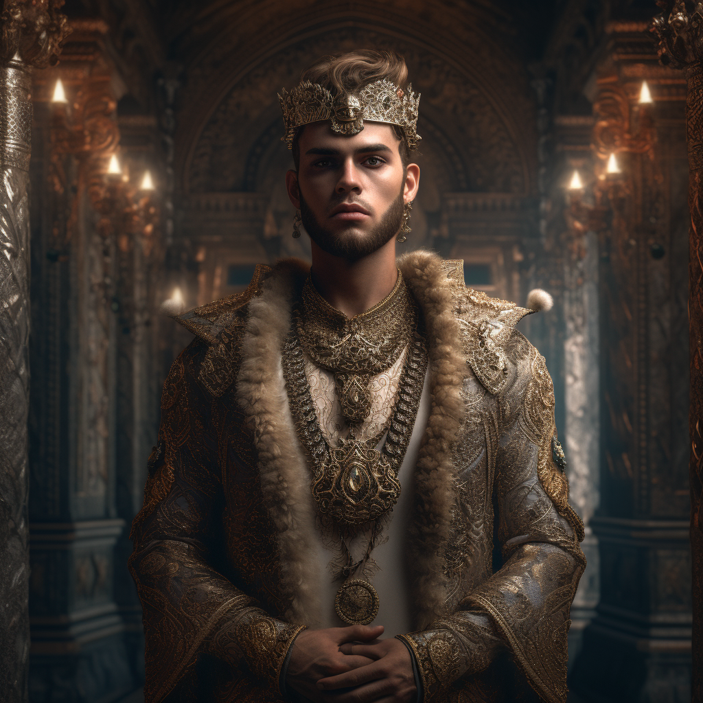 Portrait of King Rognin Vergilaun of Tajakaar