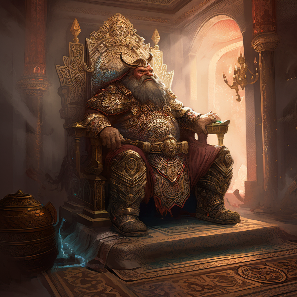 Portrait of King Vornauk Sandstone of Kagon