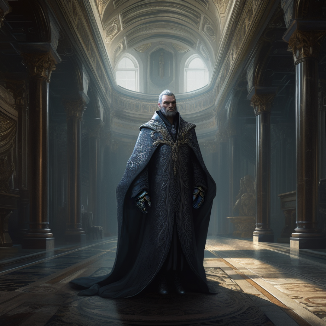 Portrait of President Hezeef Rammuil of Zoken