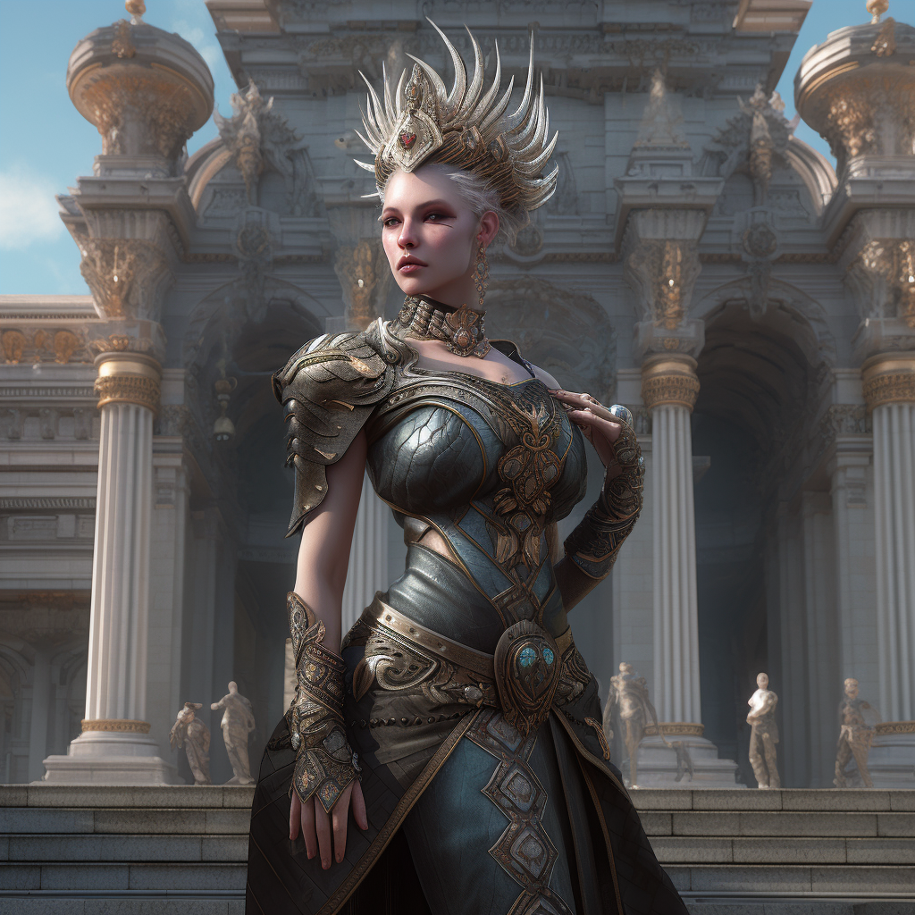 Portrait of Queen Dikarna of Battakkha