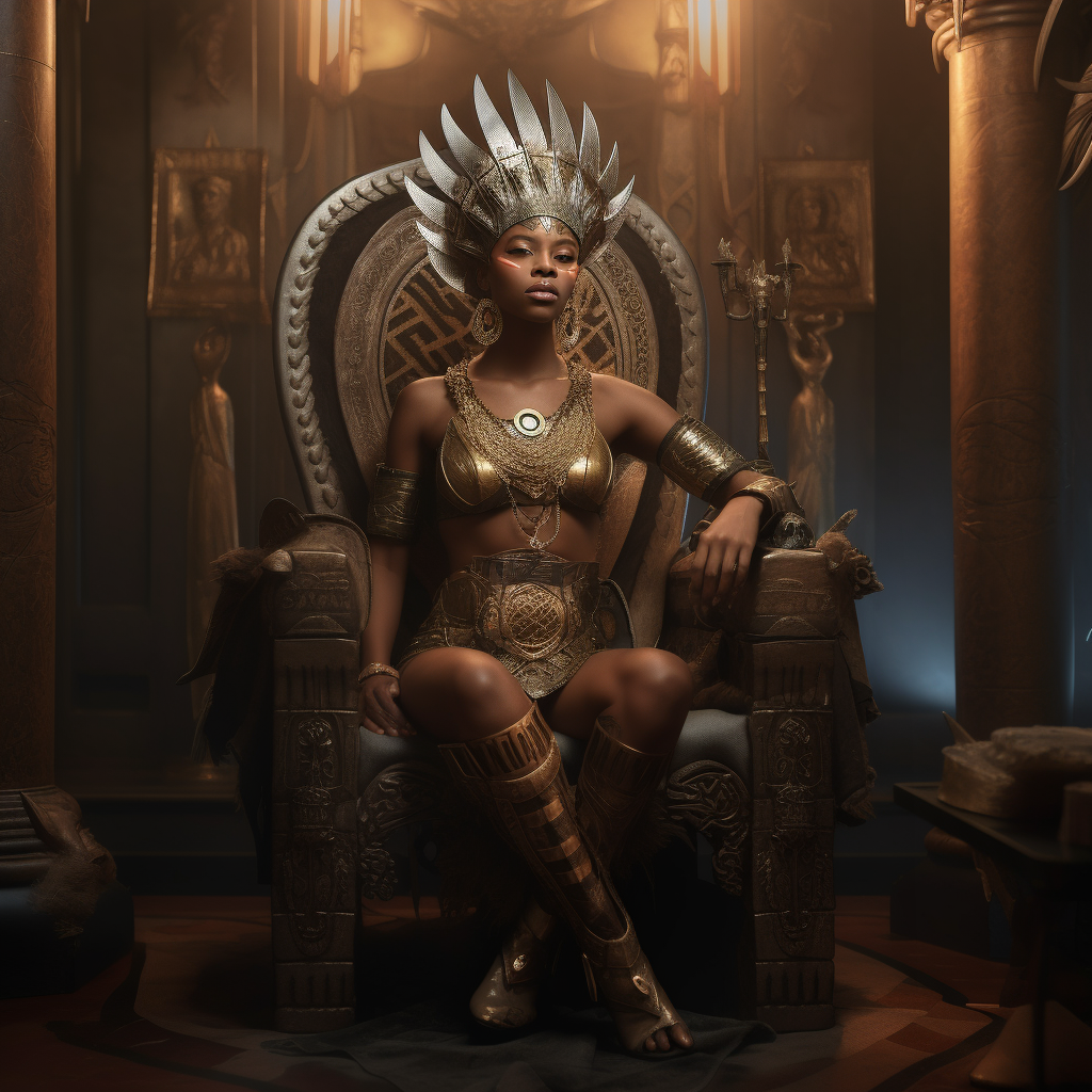 Portrait of Queen Diranna Nyraul of Pingali