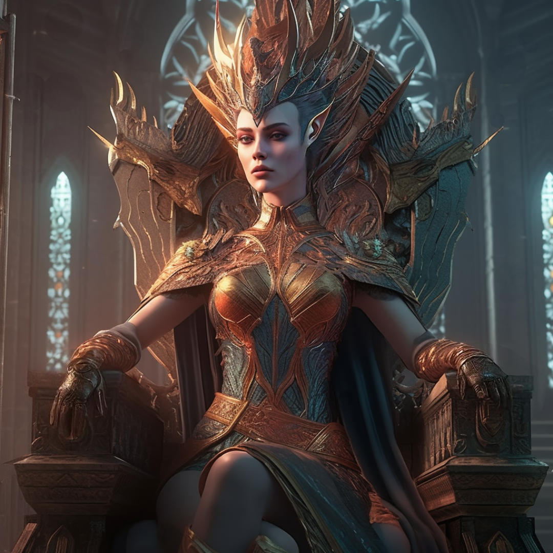 Portrait of Queen Faezza Laar of Fequan