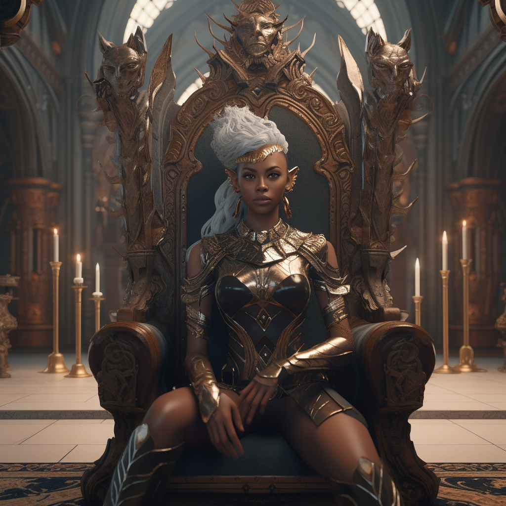 Portrait of Queen Ishayne Delareth of Blutain