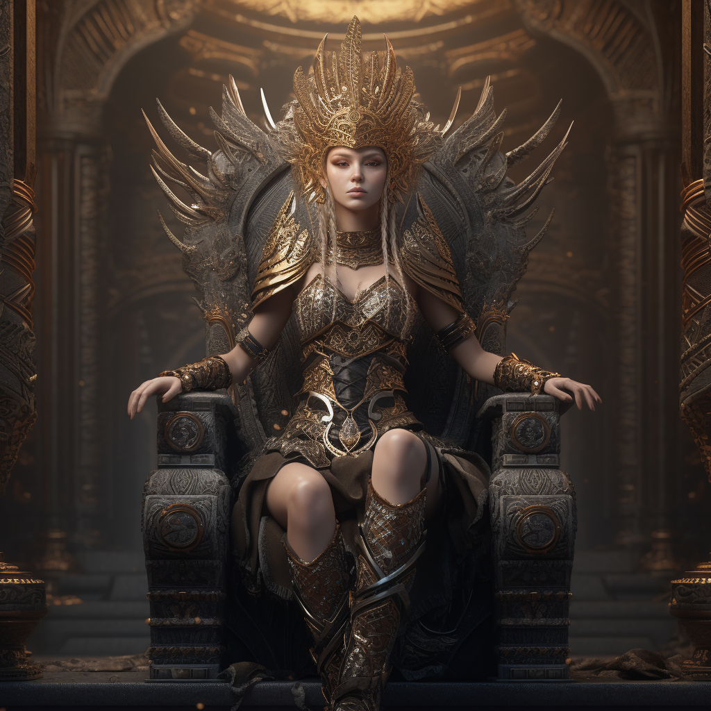 Portrait of Queen Laureka Shivain of Vantir