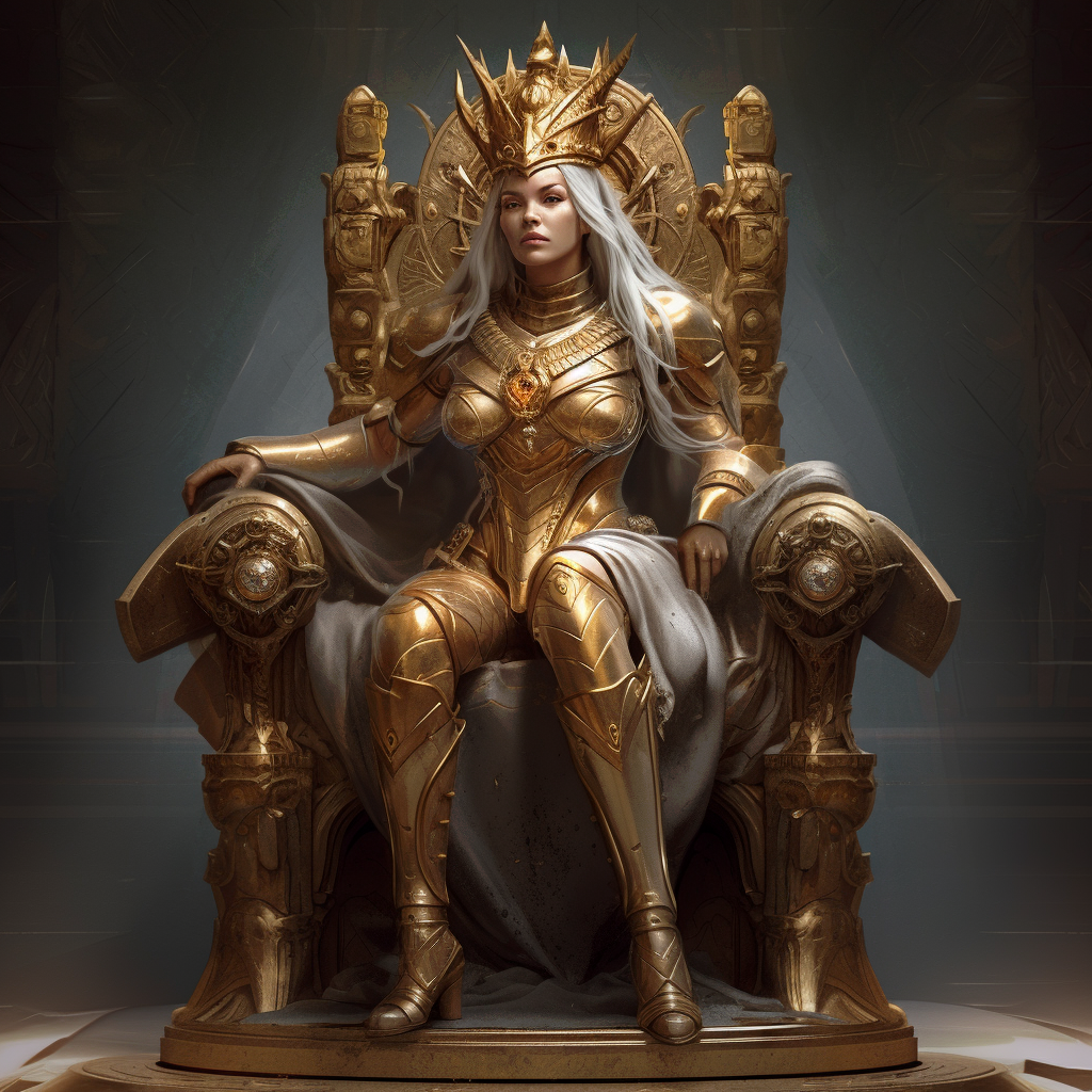 Portrait of Queen Lavreena Silveraxe of Braxtol