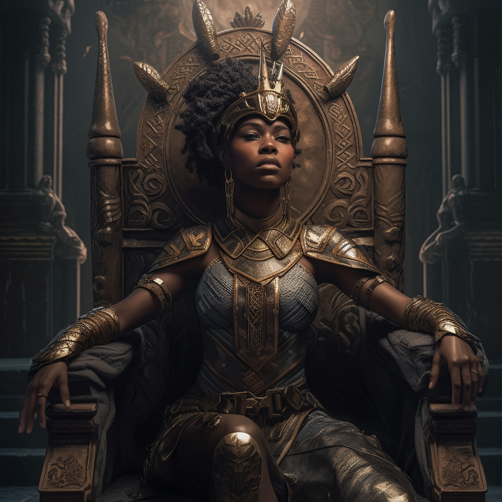 Portrait of Queen Lazeen Tamurak of Blaynok