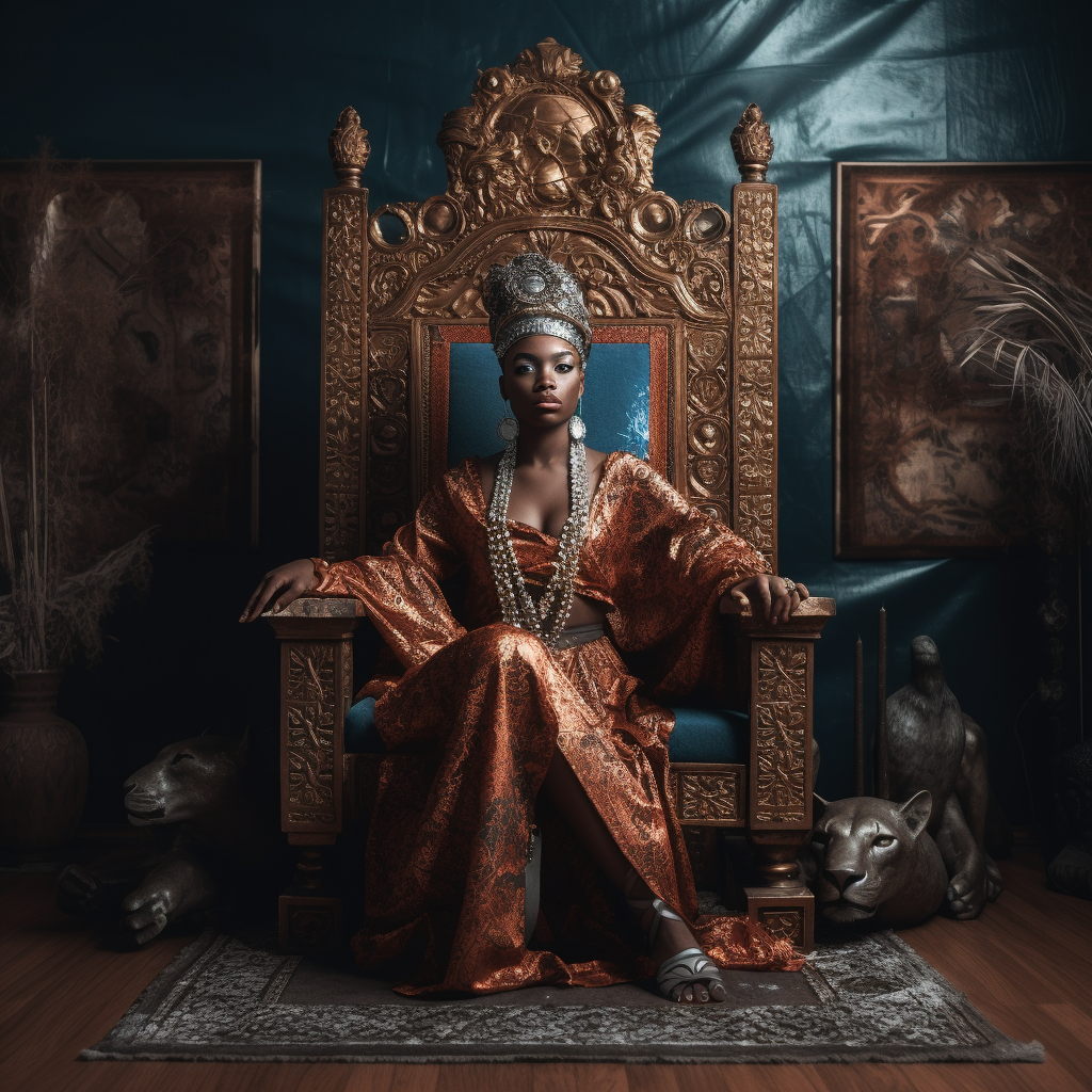 Portrait of Queen Rafeeka Raelara of Nayzine