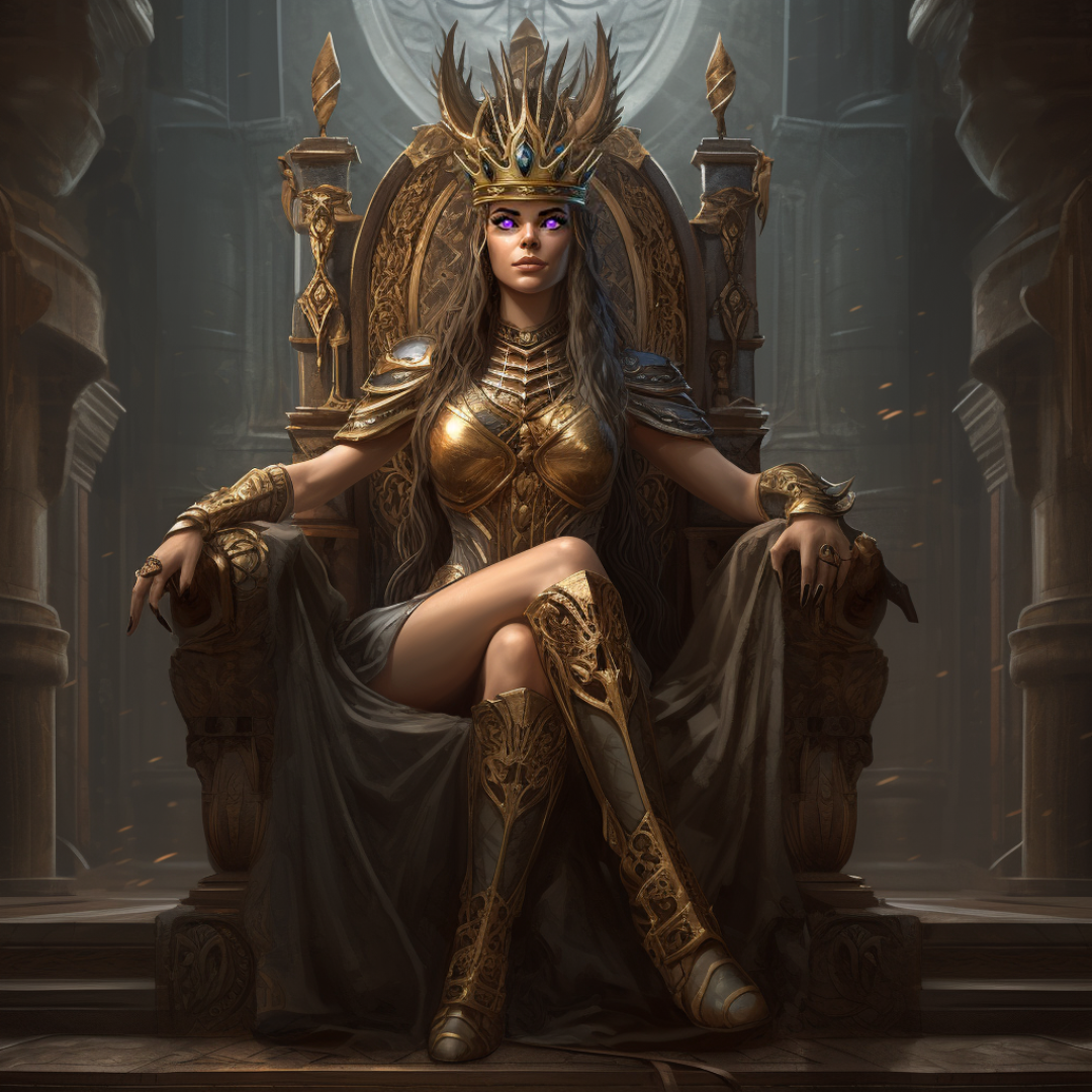 Portrait of Queen Rasharra Leikuve of Kadeen