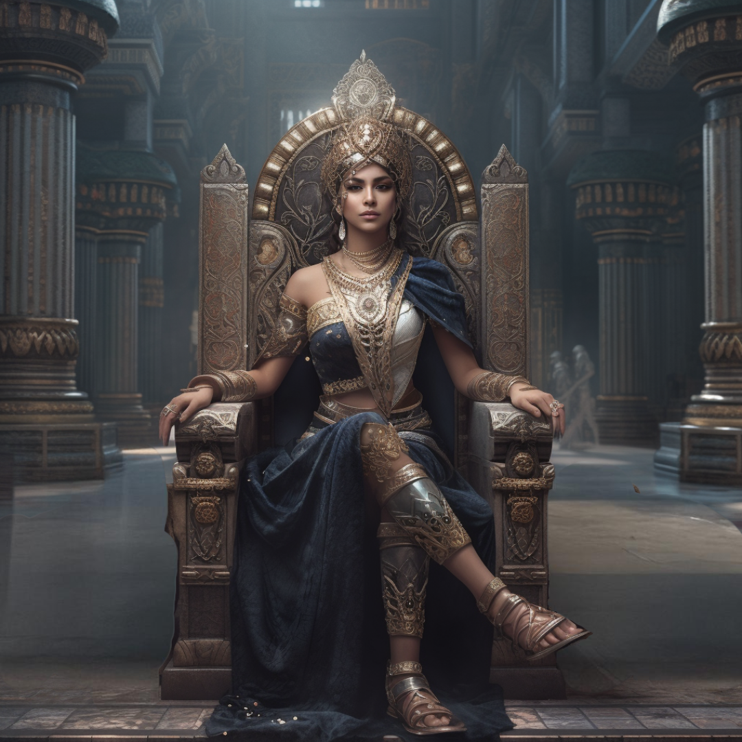 Portrait of Queen Shaleeka Vyrnid of Quent