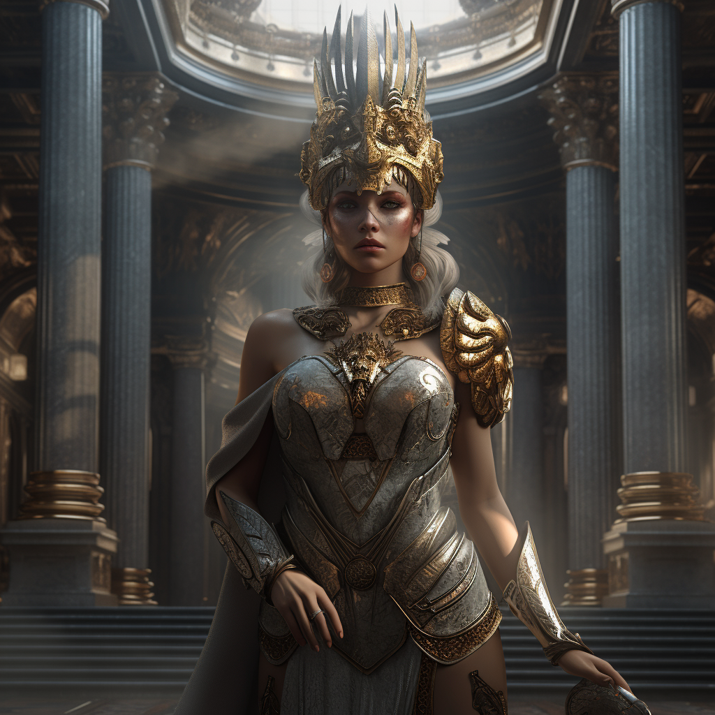 Portrait of Queen Talahkeilana of Brakalia