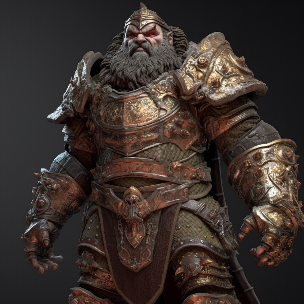 Portrait of Rock-Lord Gurzain of Heyvun