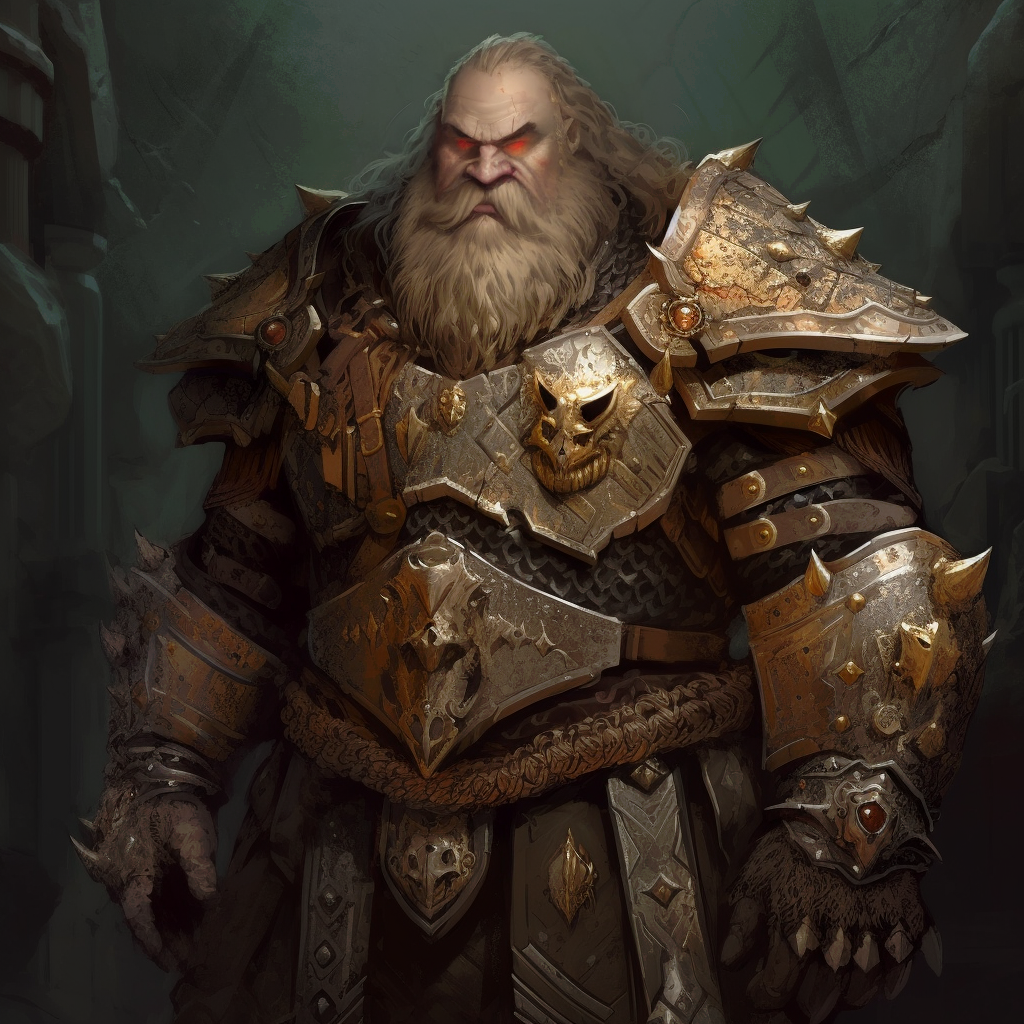 Portrait of Rock-Lord Gyzzik of Nanduth