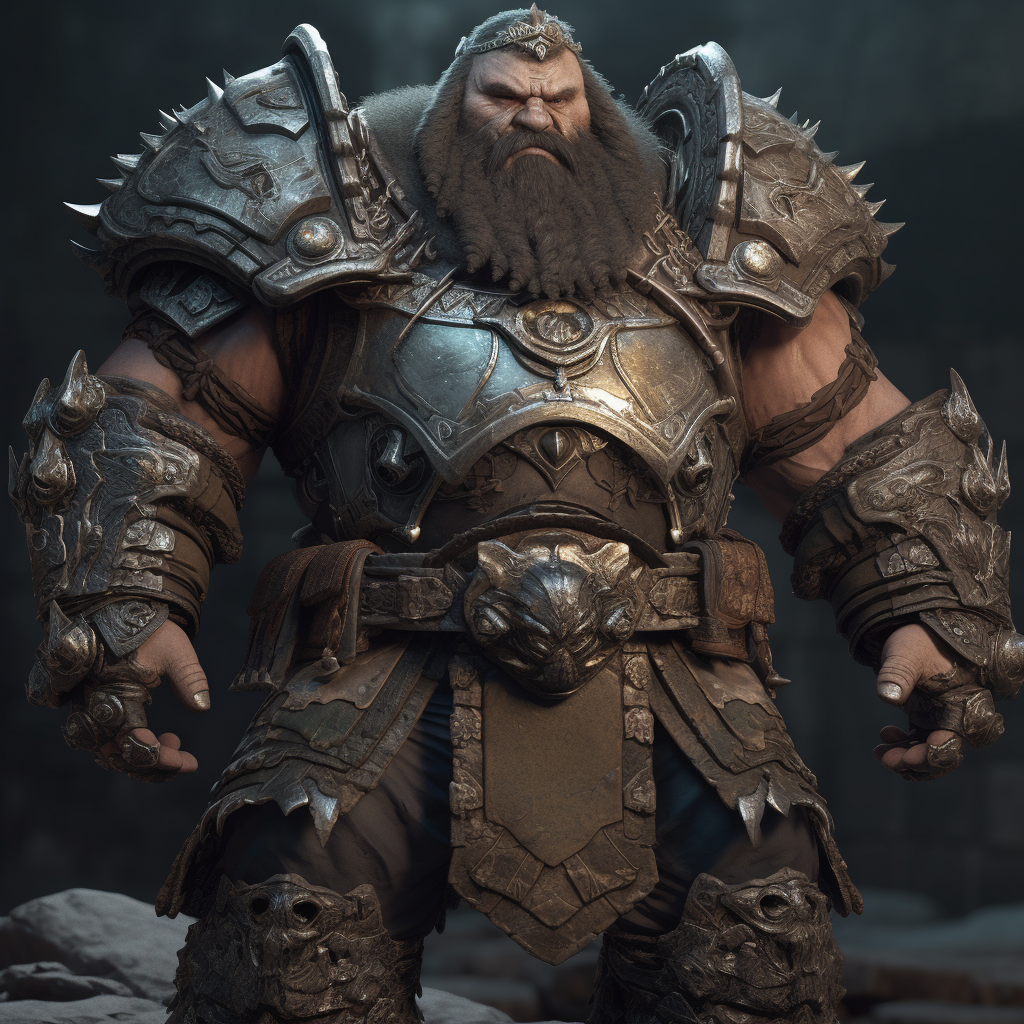 Portrait of Rock-Lord Pinryl of Turvain