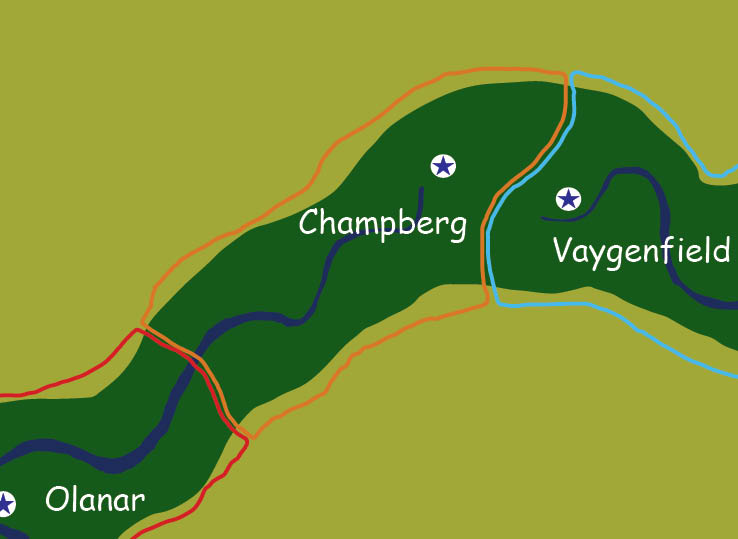 Map of the nation of Champberg