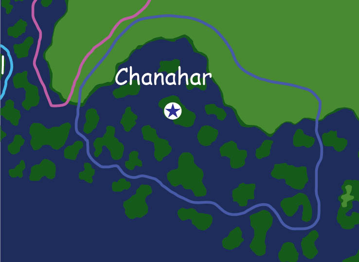 Map of the nation of Chanahar