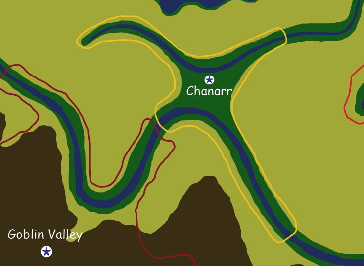 Map of the nation of Chanarr