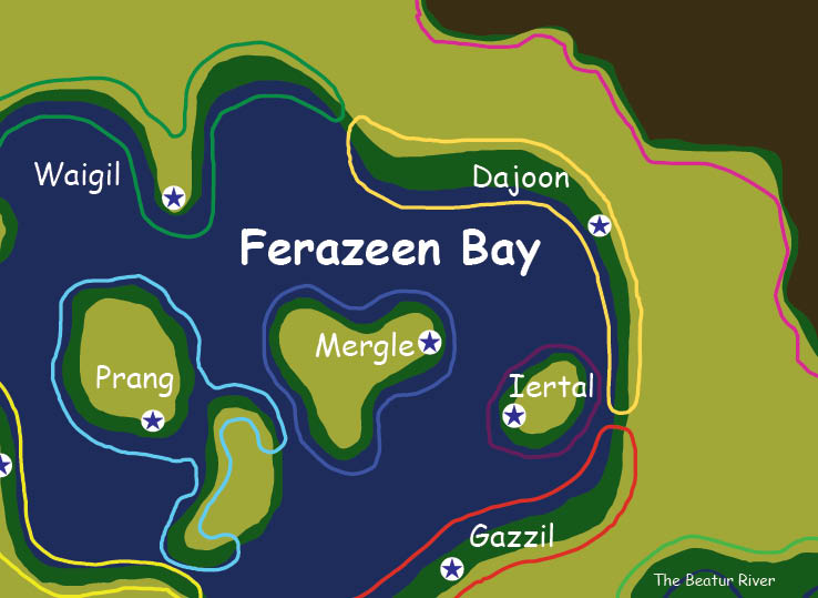 Map of the nation of Dajoon