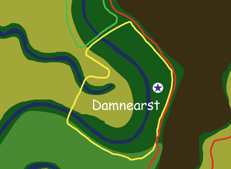 Map of the nation of Damnearst
