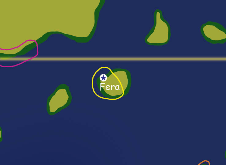 Map of the nation of Fera