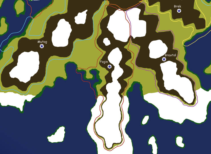 Map of the nation of Fogin