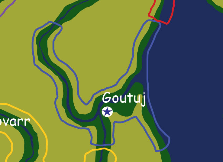 Map of the nation of Goutuj