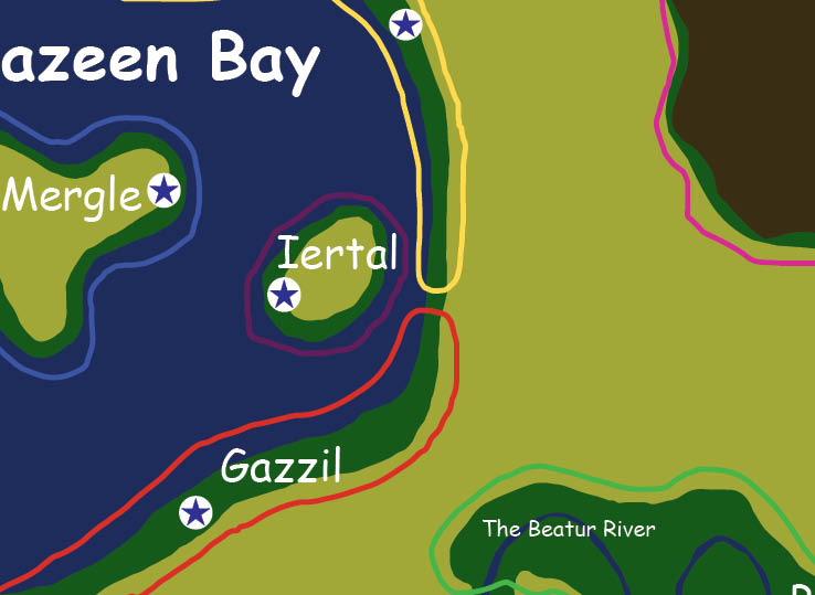 Map of the nation of Iertal