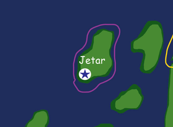 Map of the nation of Jetar