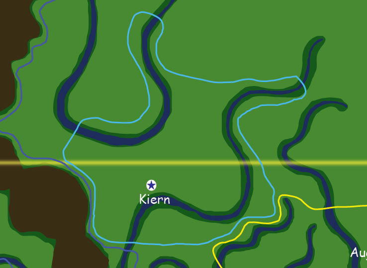 Map of the nation of Kiern
