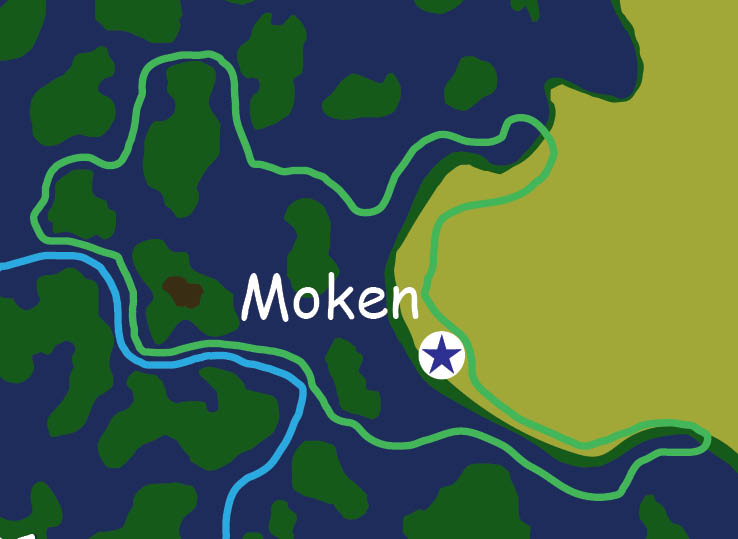 Map of the nation of Moken