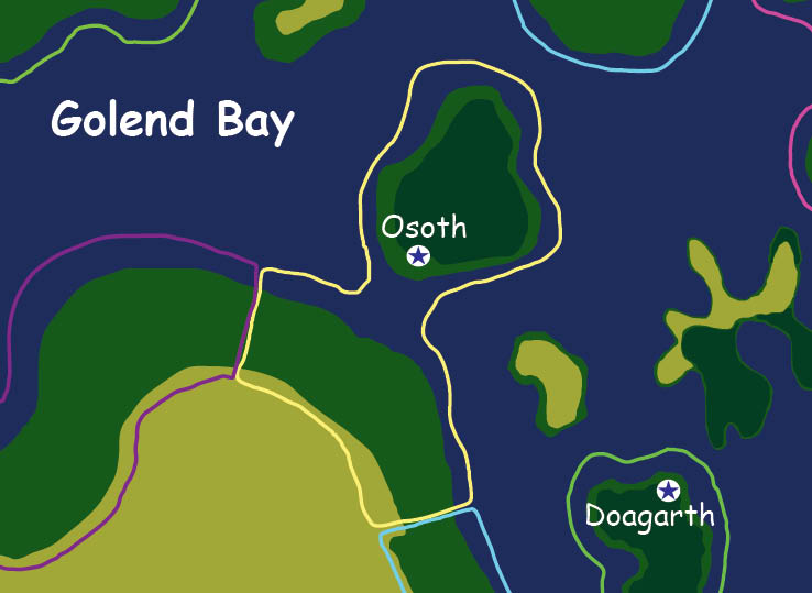 Map of the nation of Osoth