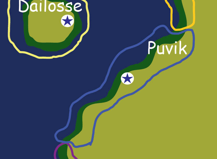 Map of the nation of Puvik