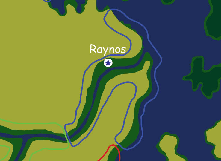 Map of the nation of Raynos