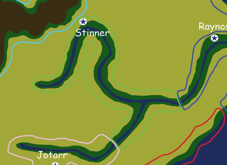 Map of the nation of Stinner