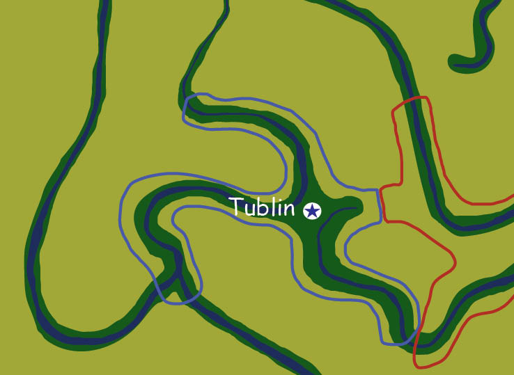 Map of the nation of Tublin