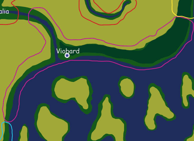 Map of the nation of Viobard