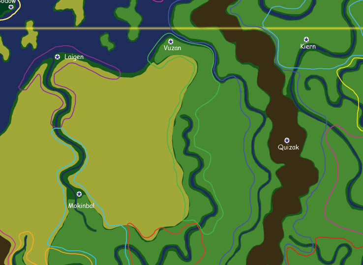 Map of the nation of Vuzan