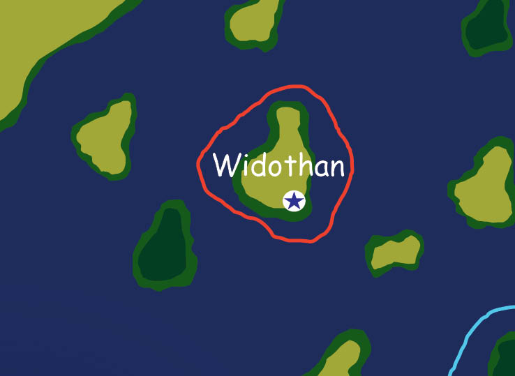Map of the nation of Widothan